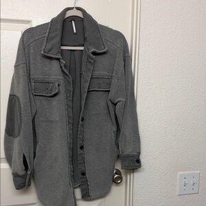 Free people shacket grey